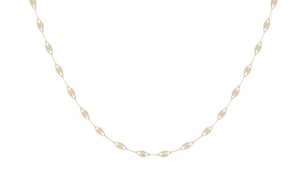 Cadena De Oro Italiano 14k, Estilo Grano De Café