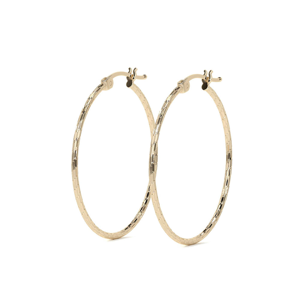 Arete Arracada Diamantada De Oro 10k Estilo Dominó