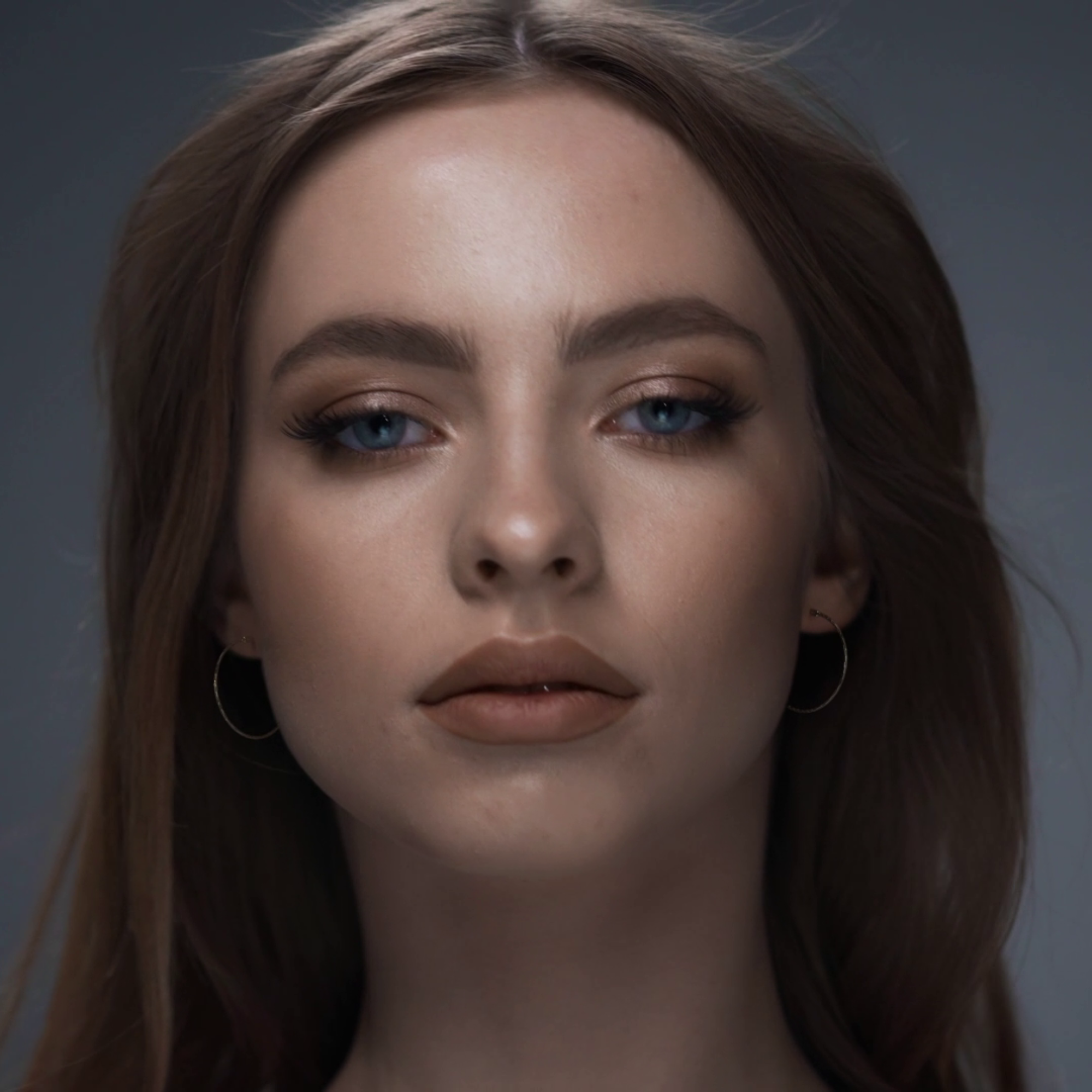 Arete Arracada Diamantada De Oro 10k Estilo Dominó