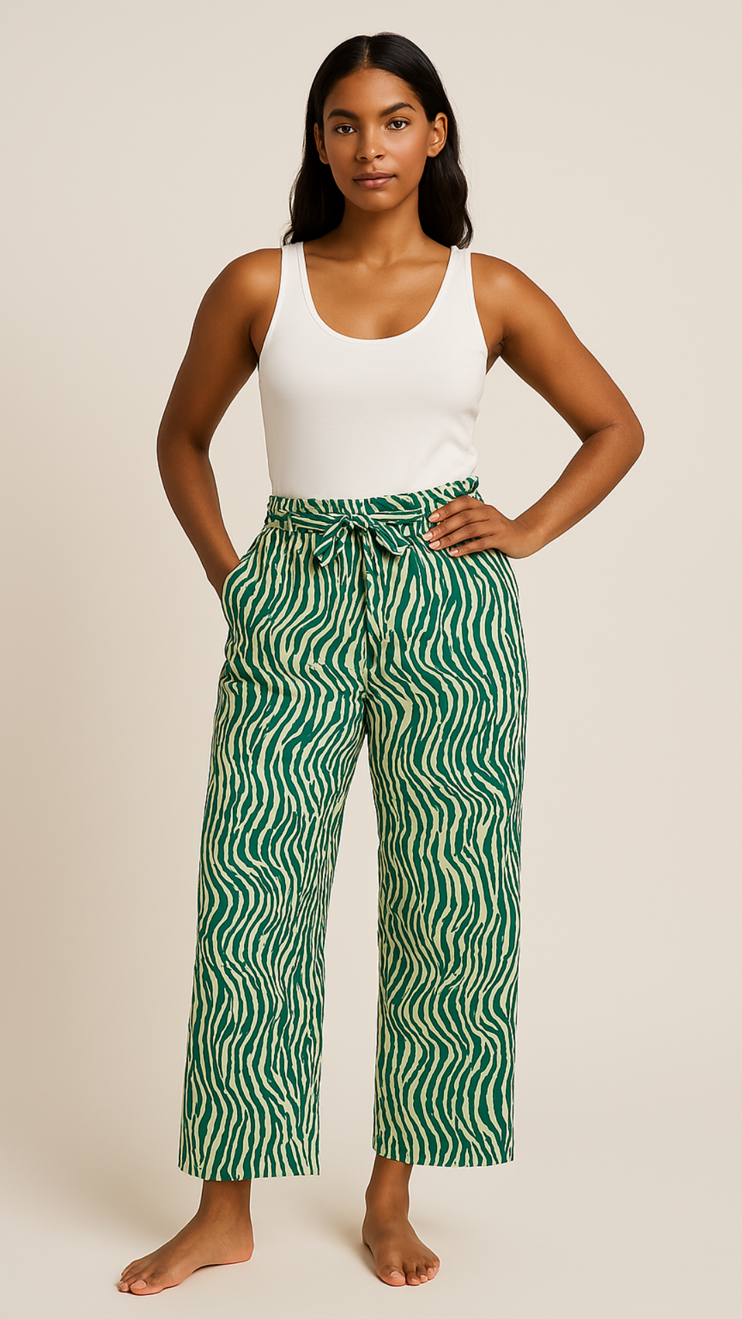 Pantalón Animal Print Cebra