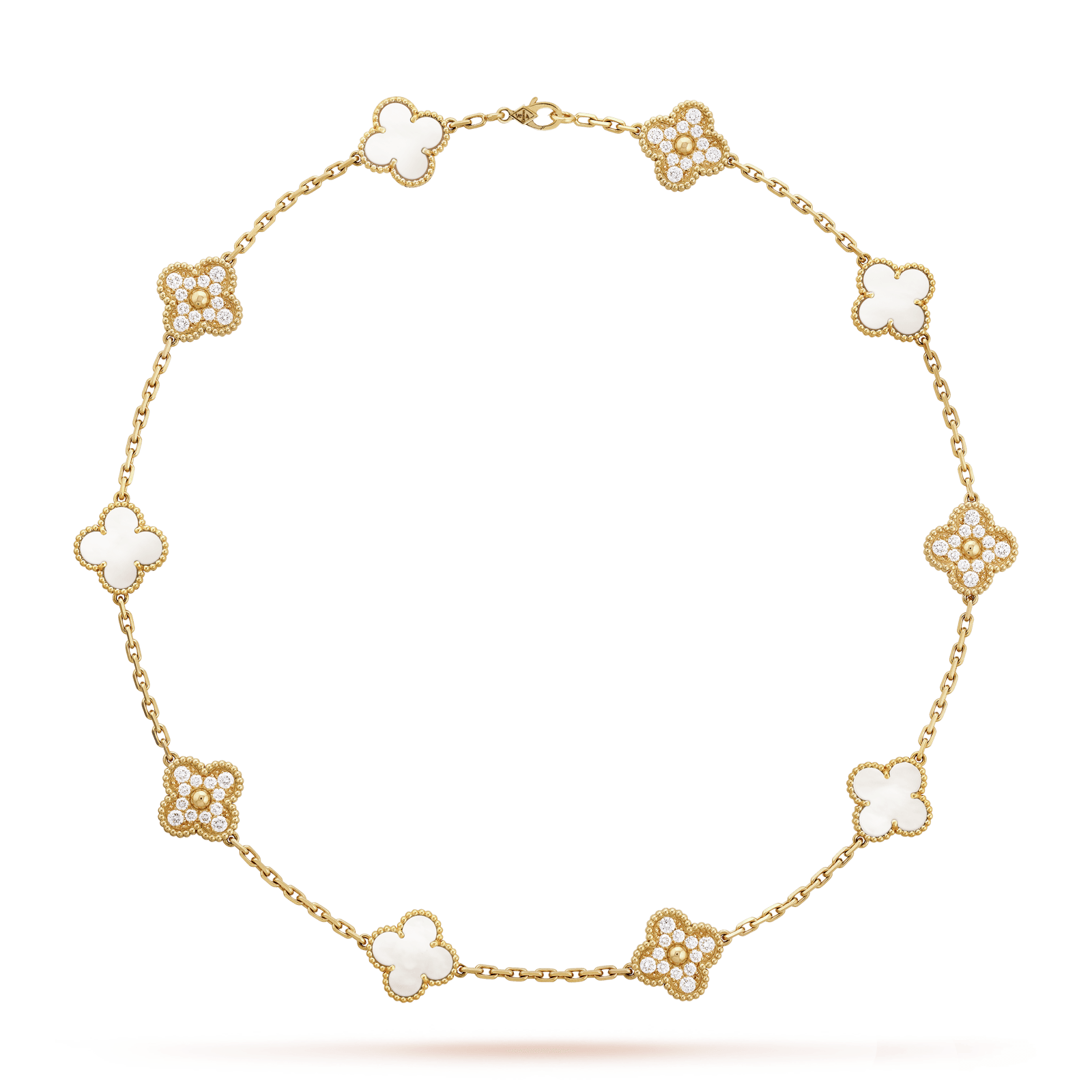 Collar Alhambra 10/20 motif Pearl