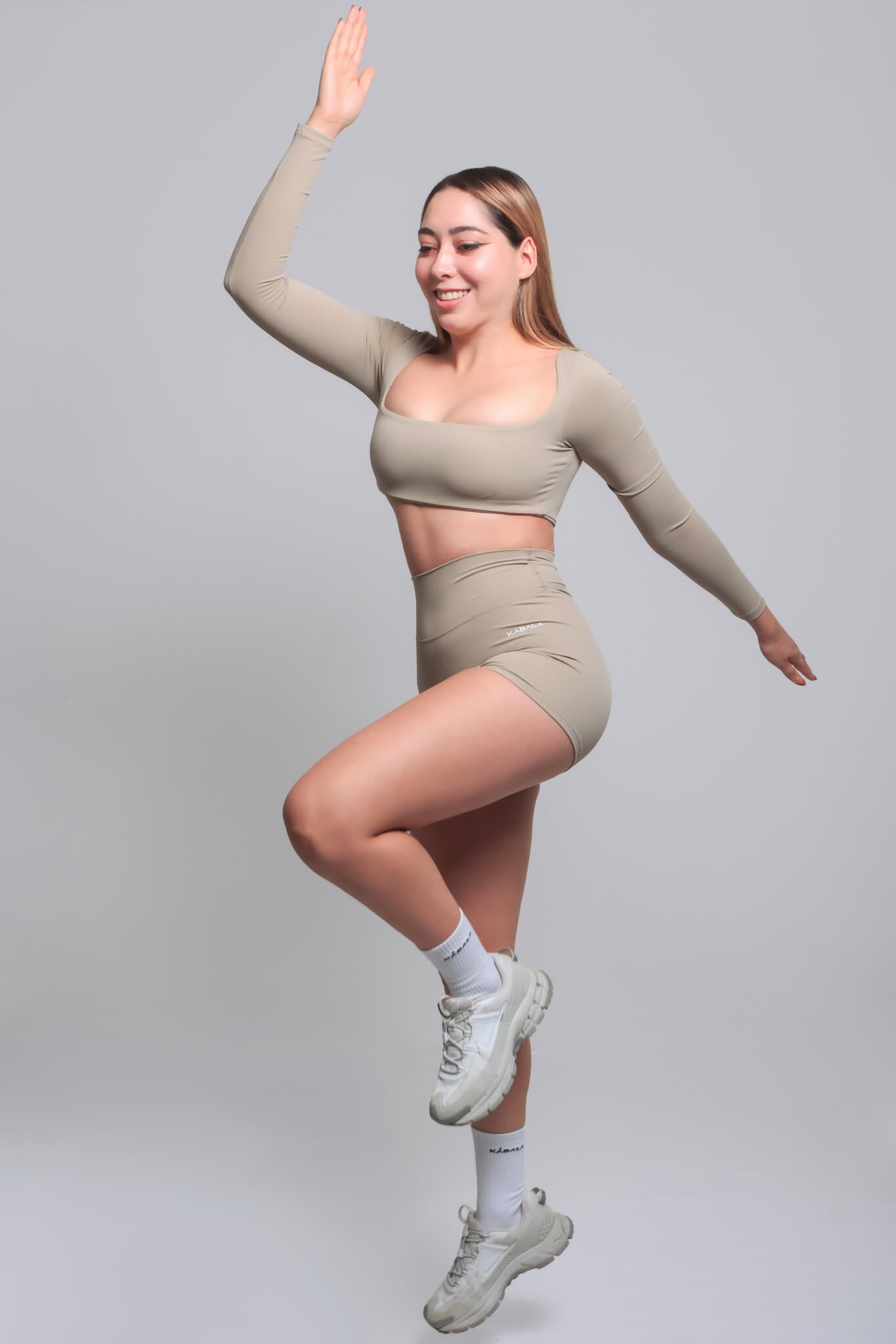 Shorts Origen Scrunch - Beige