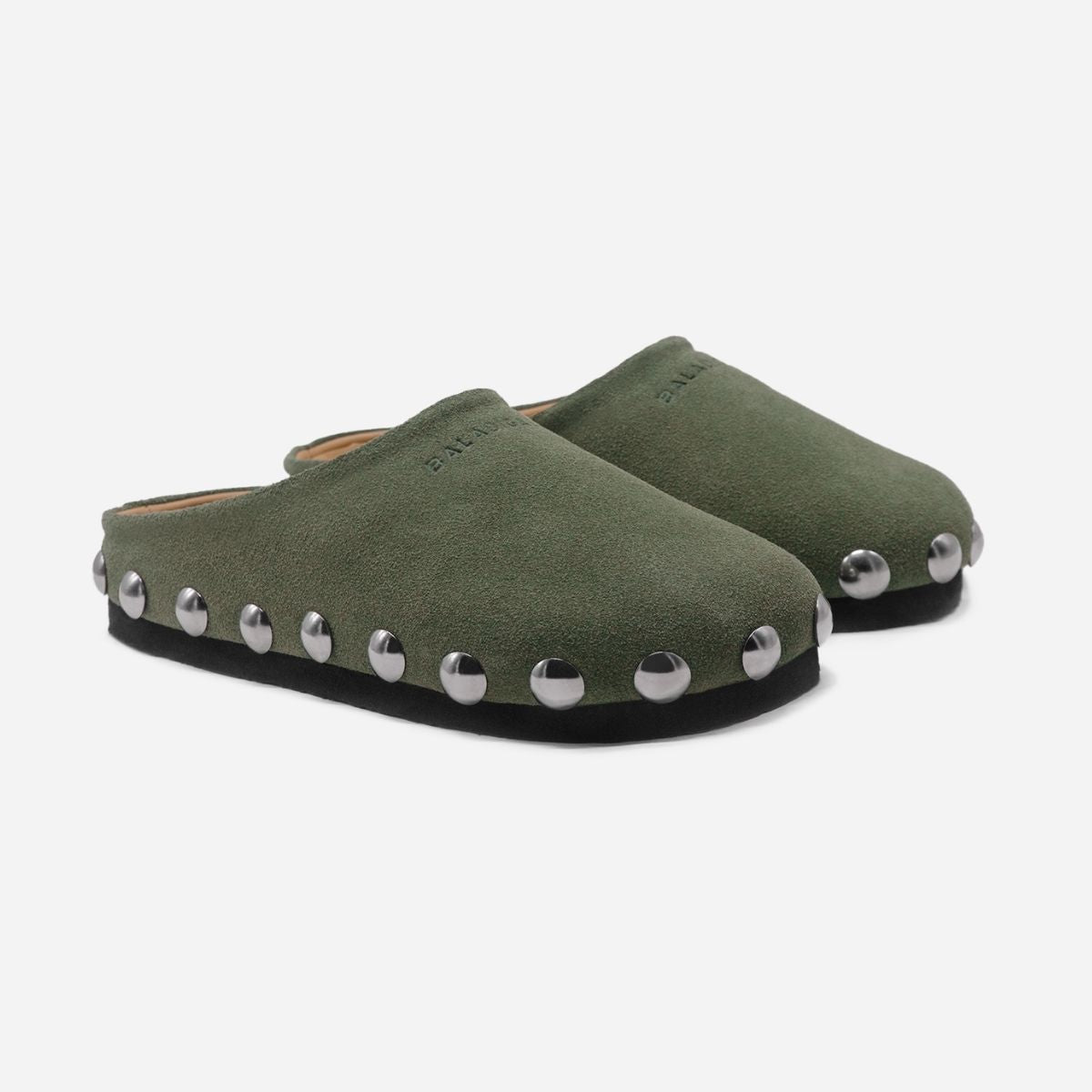 PENNY OLIVE GREEN CLOGS