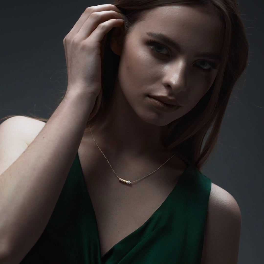 Cadena De Oro Mujer Italiana Gargantilla Semanario Aros Tricolor