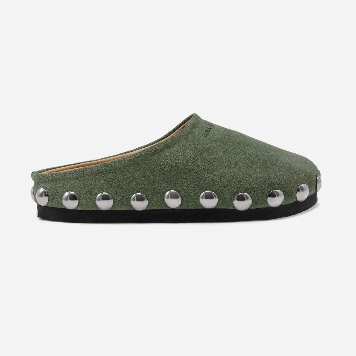 PENNY OLIVE GREEN CLOGS